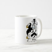 やかましさの家紋 コーヒーマグカップ (正面右)