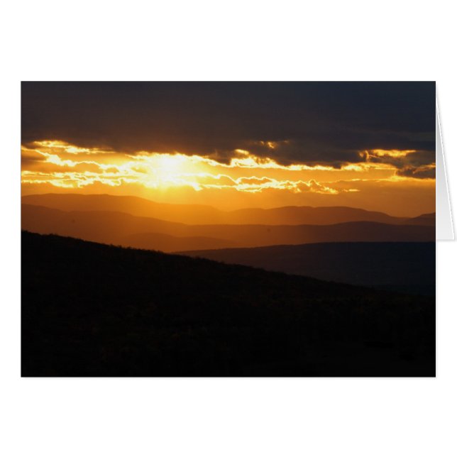 やかんの池の日没 (正面横)