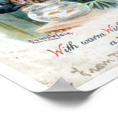 やかんを持った猫、ルイ・ワイン ポスター (角)