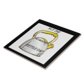 やかんを置け!編集可能文字 タイル (側面)