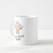 やぎの励ましメッセージ コーヒーマグカップ (正面左)