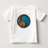 やぎ座と水のネズミ ベビーTシャツ (裏面)