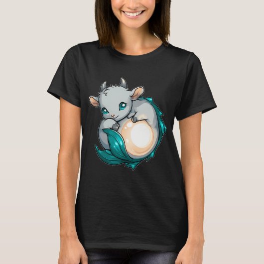 やぎ座のシーゴート Tシャツ (正面)