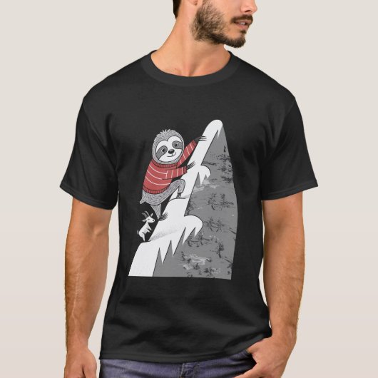 やぎ座のスロースアドベンチャー 登攀中 Tシャツ (正面)