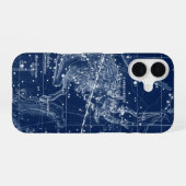 やぎ座のレトロなイラスト iPhone 16ケース (裏面横)