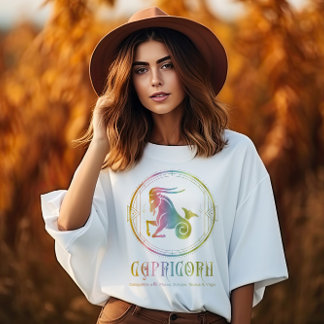 やぎ座の相性デザイン Tシャツ