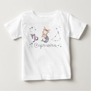 やぎ座ベビー コズミック ロンパース&Tシャツ ベビーTシャツ