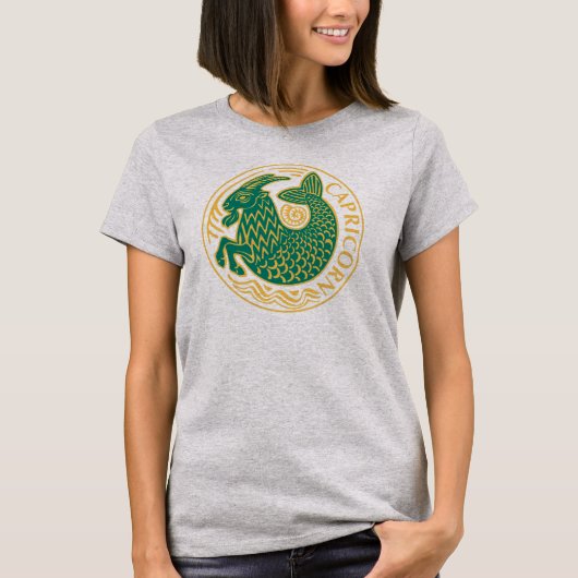 やぎ座 ゾディアックサイン Tシャツ (正面)