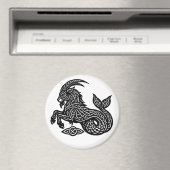 やぎ座 — 呪われたインクのゾディアック ヤギと魚 マグネット (インサイチュ (食洗機))