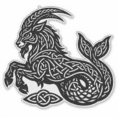 やぎ座 — 呪われたインクの星座 ヤギと魚 シール (正面)