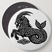 やぎ座 — 呪われたインクの星座 ヤギと魚 缶バッジ (正面&裏面)