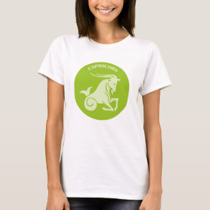 やぎ座、星座、占星術、ホロスコープ Tシャツ