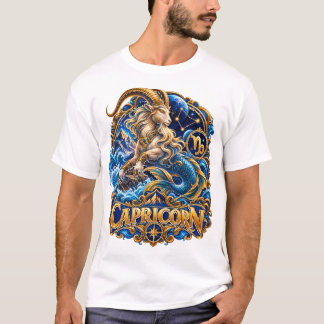 やぎ座 星座 占星術 ホロスコープ Tシャツ