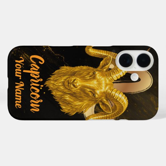やぎ座 Case-Mate Barely There iPhone iPhoneケース (裏面 (横))
