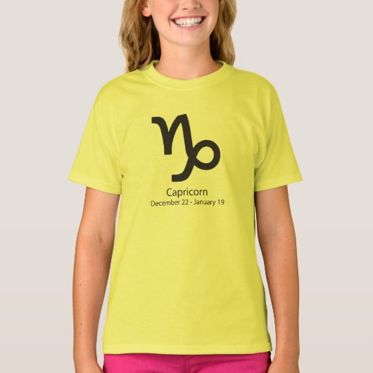 やぎ座 Tシャツ (正面)