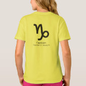 やぎ座 Tシャツ (裏面)