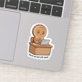 やけくそだけどかわいいジンジャーブレッド・ノートパソコン シール