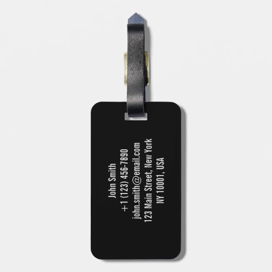 やさしいたい焼き魚ジャパン・トラベル ラゲッジタグ (裏面縦)