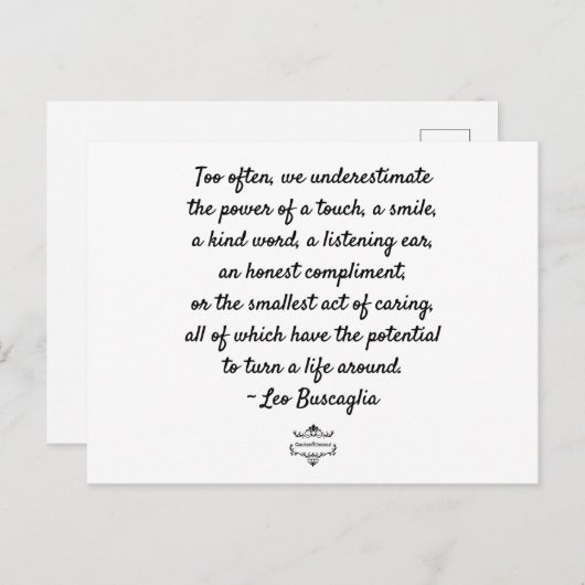 やさしいやる気を起こさせるはがき ポストカード (正面/裏面)