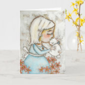 やさしいアラーム – グリーティングカード (黄色い花)