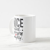 やさしいサンタが悪戯するまで コーヒーマグカップ (正面左)