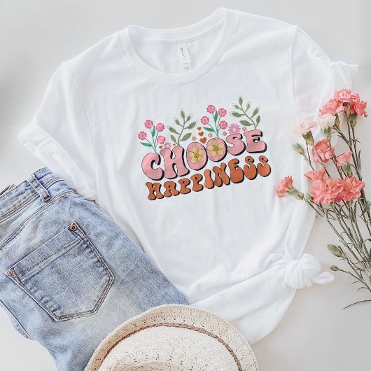 やさしいシャツで幸せを選ぶ Tシャツ