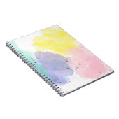 やさしいタッチで描かれた可愛い色合い ノートブック (右側)