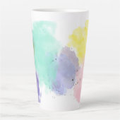やさしいタッチの優しい色合い カフェラテマグ (正面)