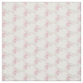 やさしいピンクの桜の水彩アート ファブリック (見本)
