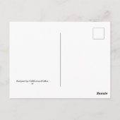 やさしいポストカードのカスタムデザインパーソナライズされた ポストカード (裏面)