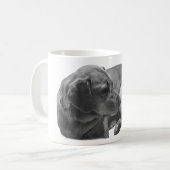 やさしい二人、ソフトな陰影 コーヒーマグカップ (正面左)