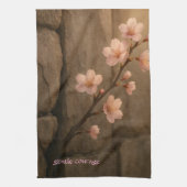 やさしい勇気 桜のタオル キッチンタオル (縦)