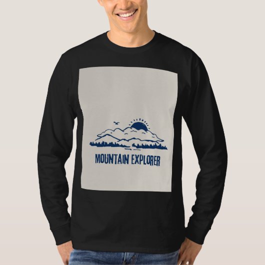 やさしい山の探検家 Tシャツ (正面)