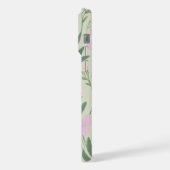 やさしい庭の花柄 iPhoneケース (左側面)