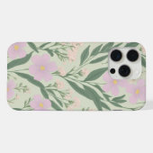 やさしい庭の花柄 iPhoneケース (裏面横)