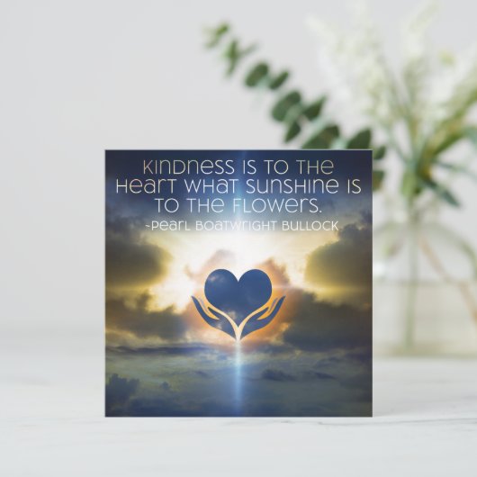 やさしい感動的メモのカード5x5 セーブザデート (スタンド正面)