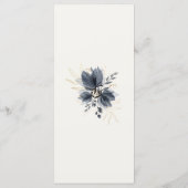 やさしい暗い花結婚の名刺 メニュー (裏面)