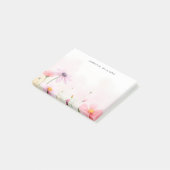 やさしい水彩画の野の花の草原 ポストイット (アングル)