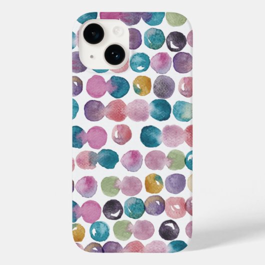 やさしい水彩iPhoneケース - ソフトアートデザイン Case-Mate iPhoneケース (裏面)