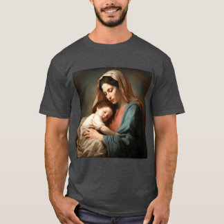 やさしい温もりを感じる母性のインテリアアート Tシャツ