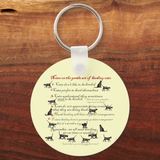 やさしい猫の飼い方のノート|過去記事 キーホルダー (正面)