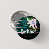 やさしい美しい花のボタン 缶バッジ (正面&裏面)