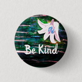 やさしい美しい花のボタン 缶バッジ