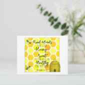 やさしい言葉はハニーハガキ感動的だ ポストカード (スタンド正面)