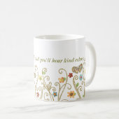 やさしい言葉やさしい反響 コーヒーマグカップ (正面右)