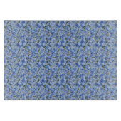 やさしい青のワスレナグサの花 カッティングボード (正面)