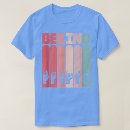 やさしいAsl手話ろう通訳者2 Tシャツ (デザイン正面)