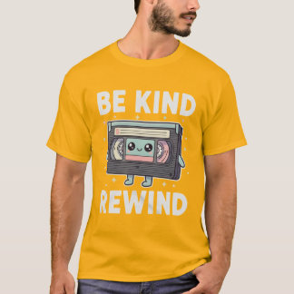 やさしく巻き戻して クールなヴィンテージ 80年代 90年代 レトロデザイン Tシャツ