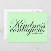 やさしさが伝染はがき ポストカード (正面/裏面)