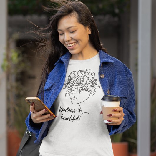 やさしさが美しい抽象芸術 Tシャツ